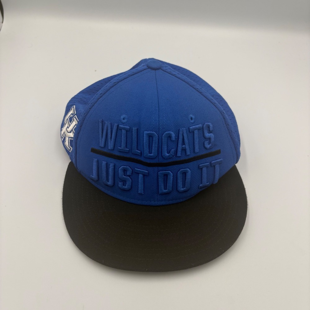 Nike Hat Men OSFA Blue Kentucky Wildcats Just Do It Snapback Mesh Cap